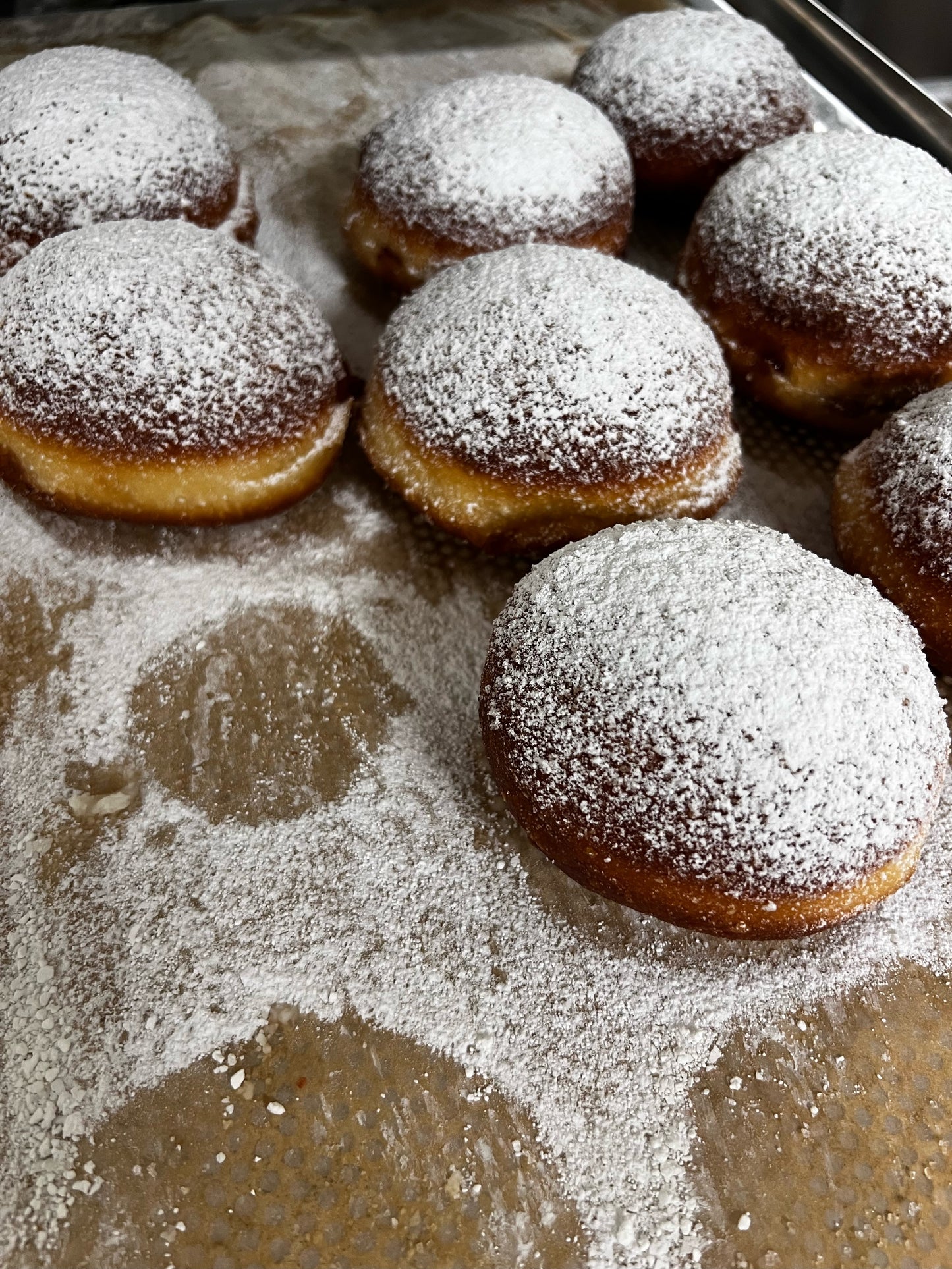 Kreppel gefüllt Erdbeere